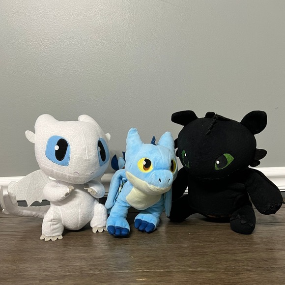 How To Train Your Dragon Plush Lot Kids Stuffed Animal Toys Dreamworks - Picture 1 of 7